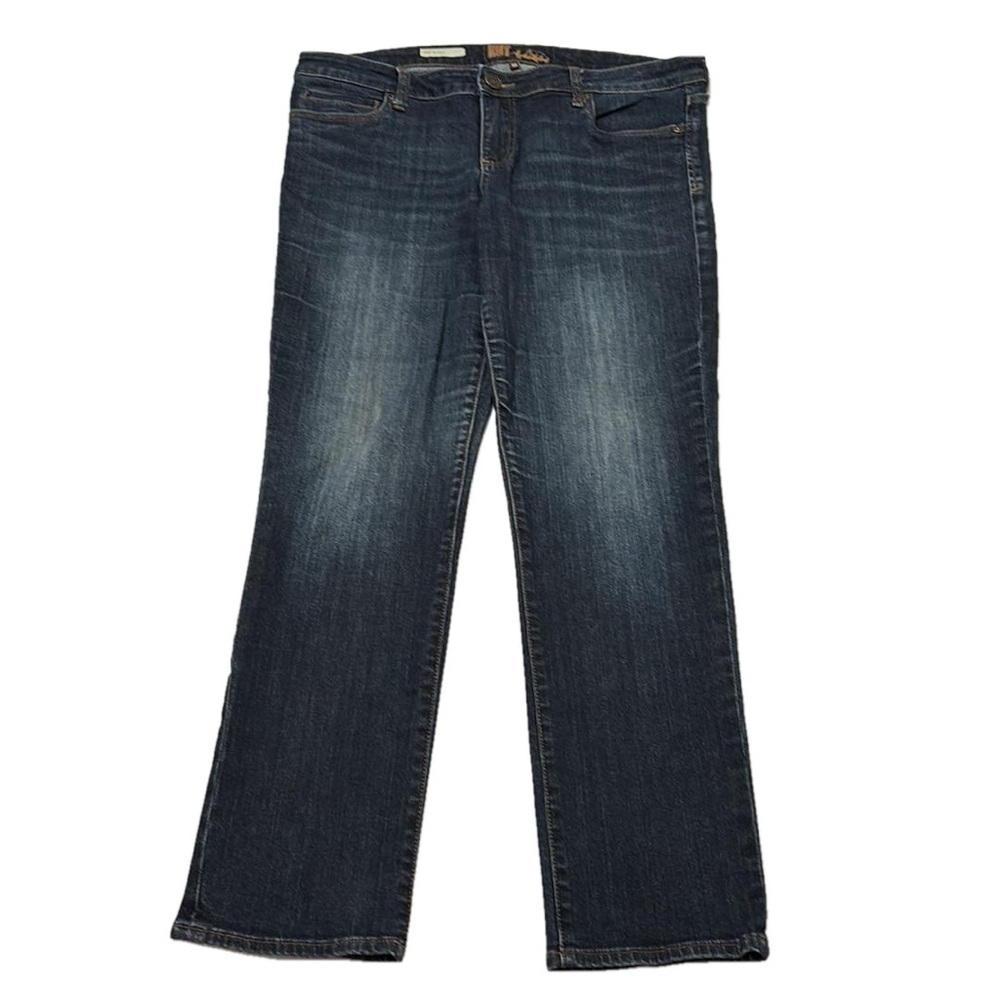 Kut from the Kloth Katy Boyfriend Jeans, Size 12, Blue Denim